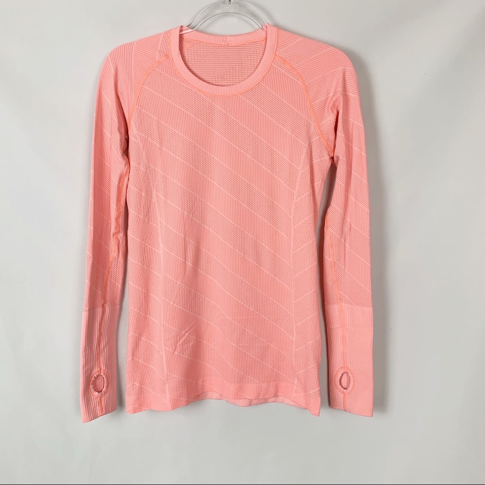 lululemon athletica Pink Long Sleeve Top